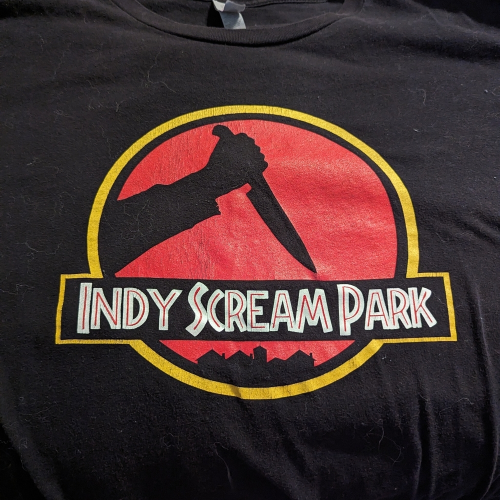 Indy scream Park short sleeve tshirt